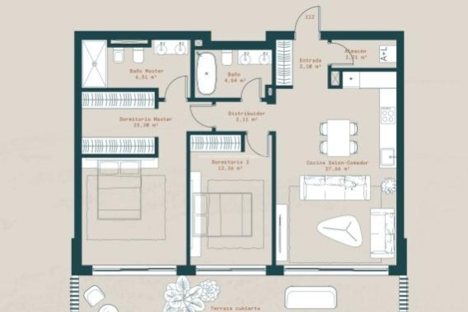 New Build - Apartment -
Mijas - Mijas pueblo