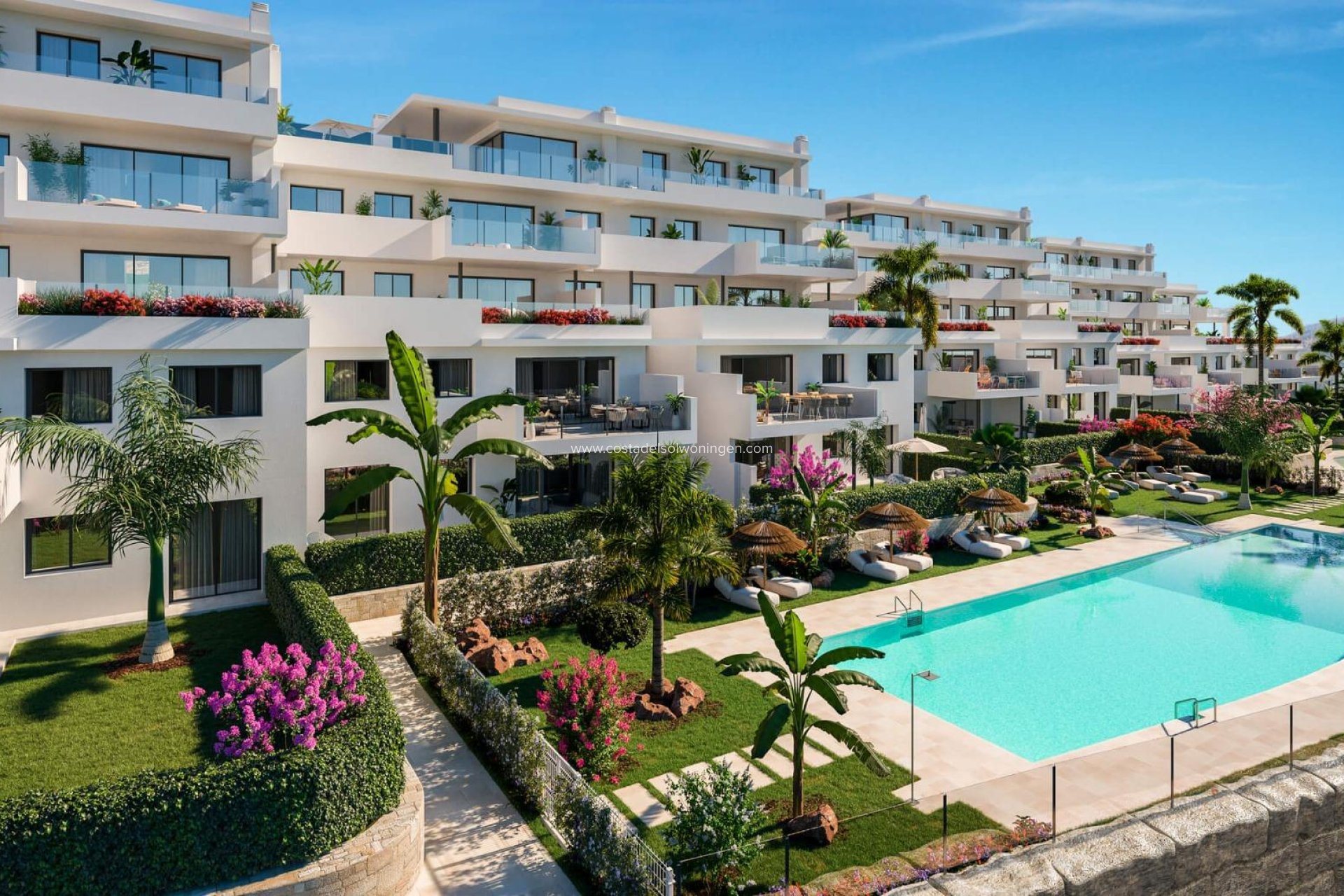 Nieuwbouw Woningen - Appartement -
Casares - Finca Cortesín