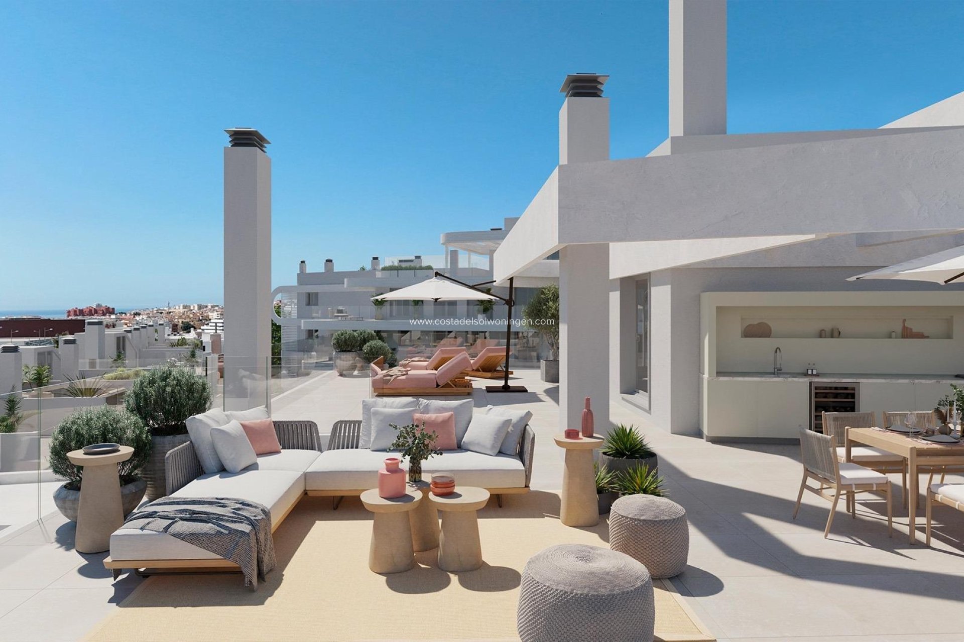 Nieuwbouw Woningen - Appartement -
Estepona - Polideportivo