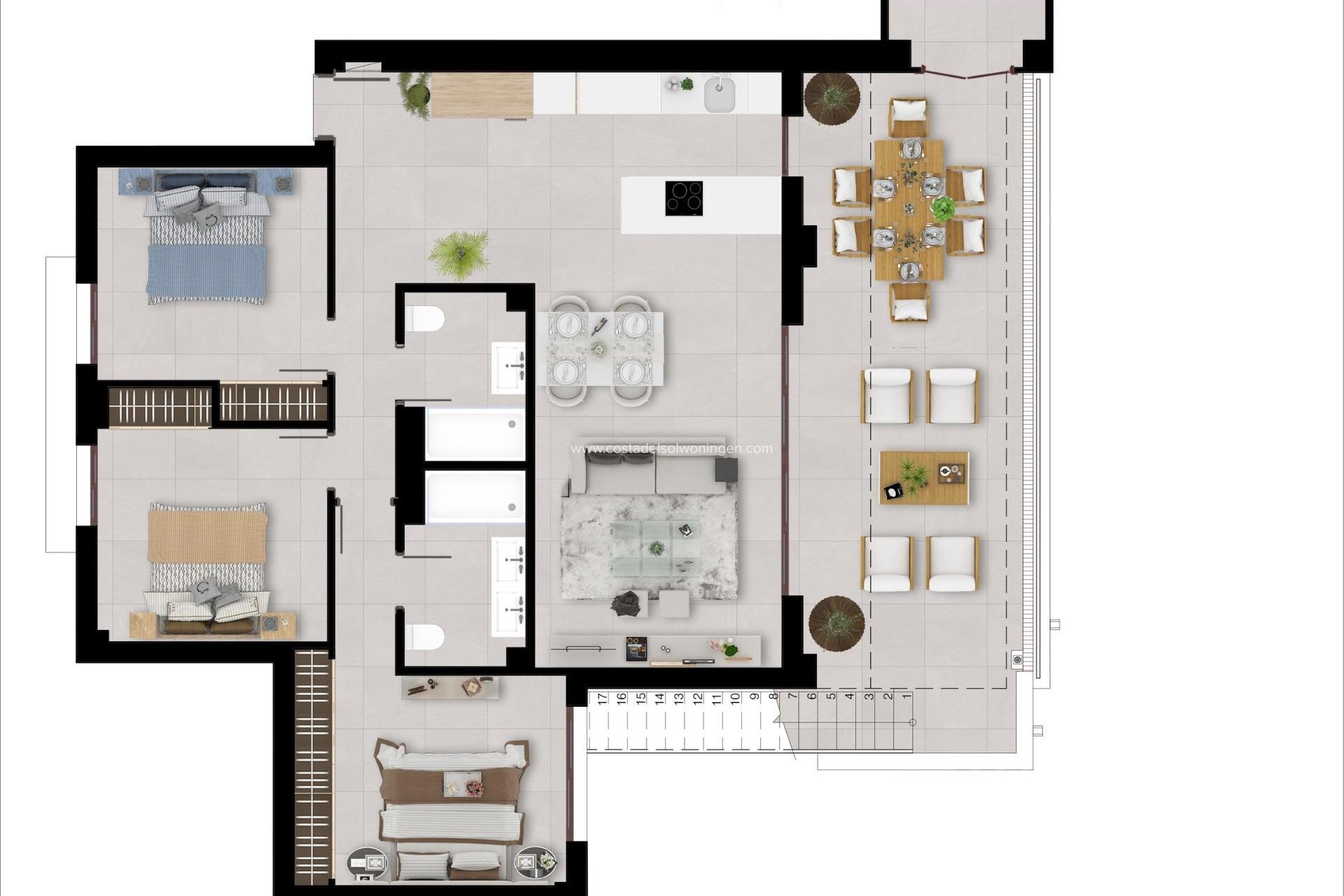 Nieuwbouw Woningen - Appartement -
Istán - Cerros De Los Lagos
