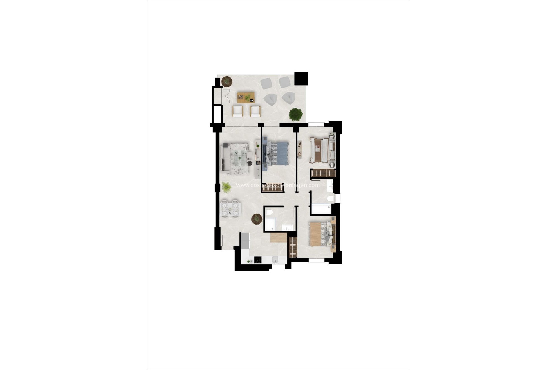 Nieuwbouw Woningen - Appartement -
Mijas - Hipódromo Costa del Sol