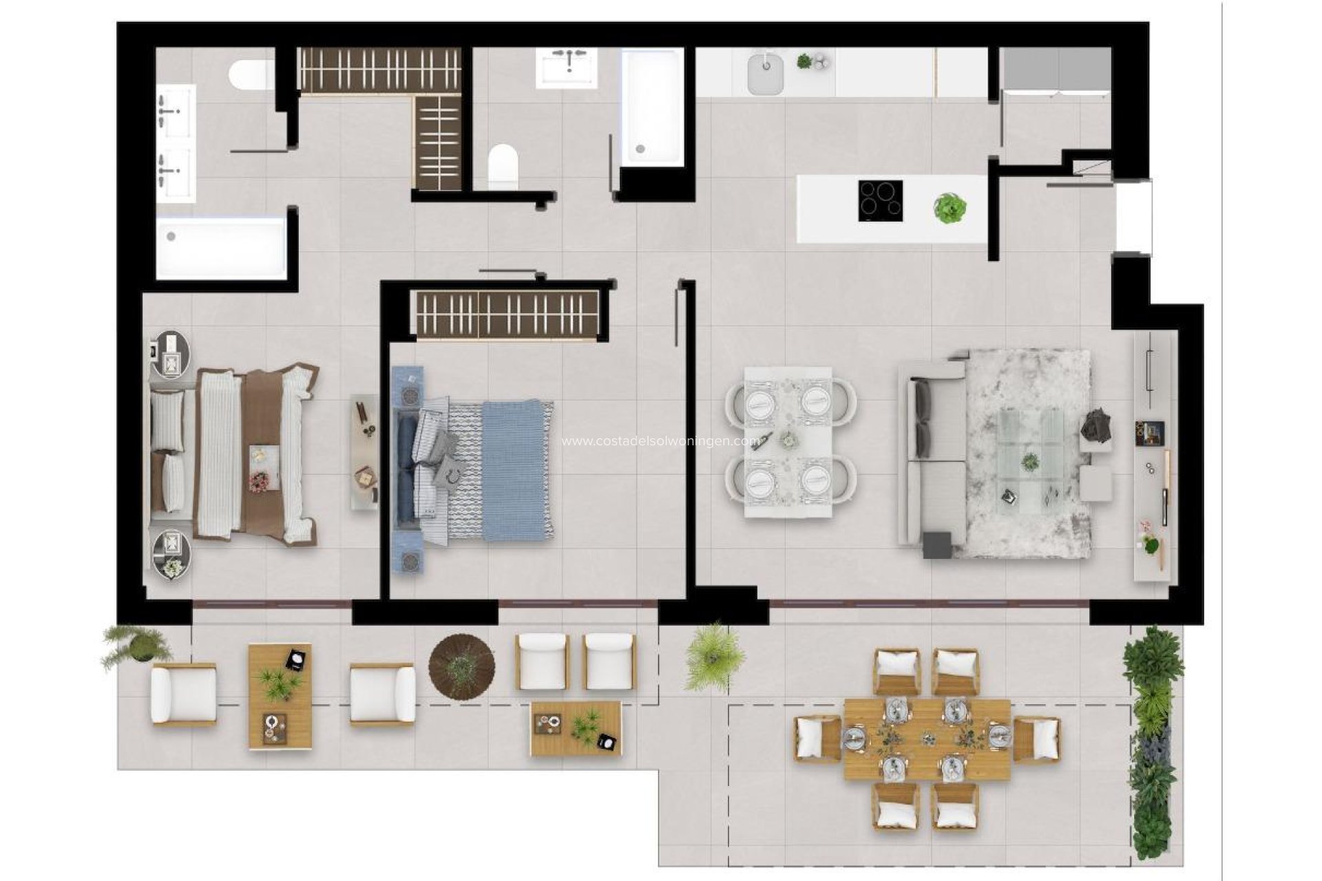 Nowy budynek - Apartament -
Istán - Urbaniz. Cerros del Lago