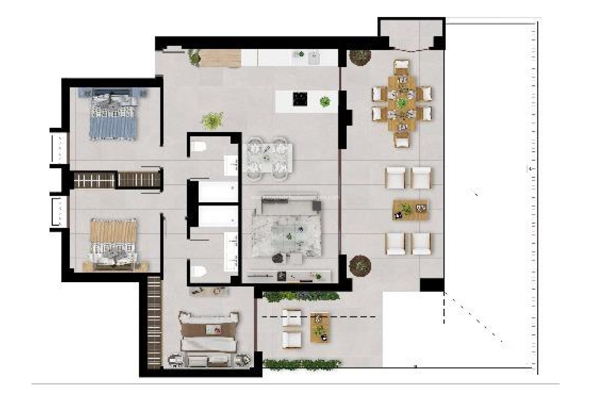 Nowy budynek - Apartament -
Istán - Urbaniz. Cerros del Lago
